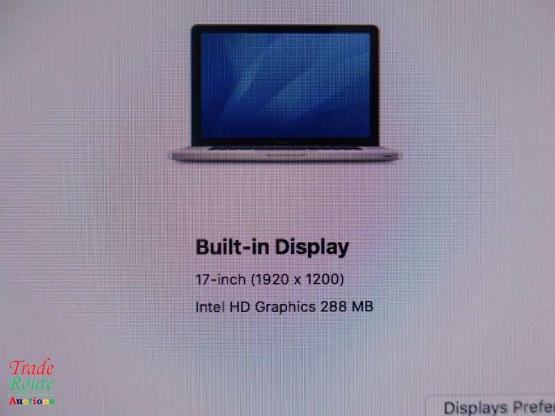 Please read ** Apple MacBook Pro 17-inch | Core i5 2.53GHz | 8GB RAM | 1TB HDD