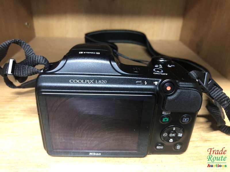 Nikon COOLPIX L820 16 MP CMOS Digital Camera with 30x Zoom Lens and Full HD 1080p Video (Black) 30X