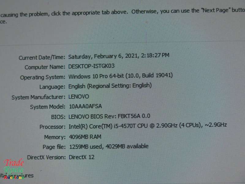 PLEASE READ ** Lenovo M93P MICRO Desktop PC | Core i5 4570T CPU @ 2.9GHz | 4GB RAM | 500GB HDD