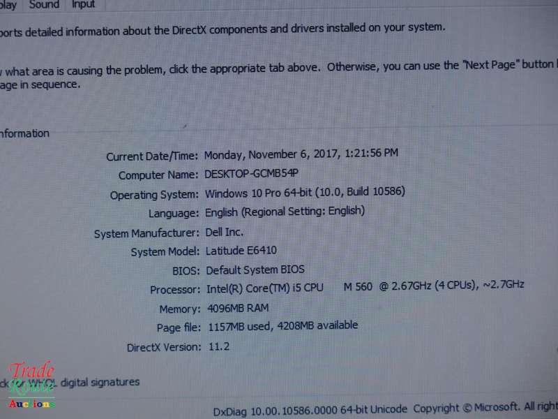 DELL E6410 Laptop | CORE i5 ** SPARES OR REPAIRS ** WORKS ON MAINS