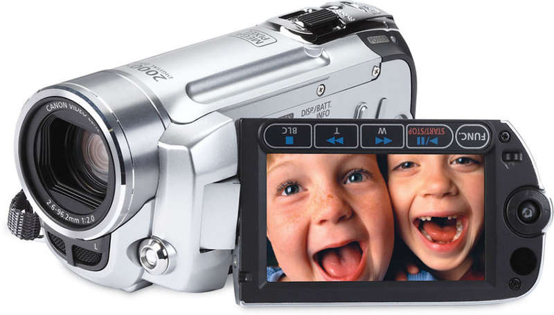 Canon FS100 SD memory card camcorder 45X ADVANCED ZOOM
