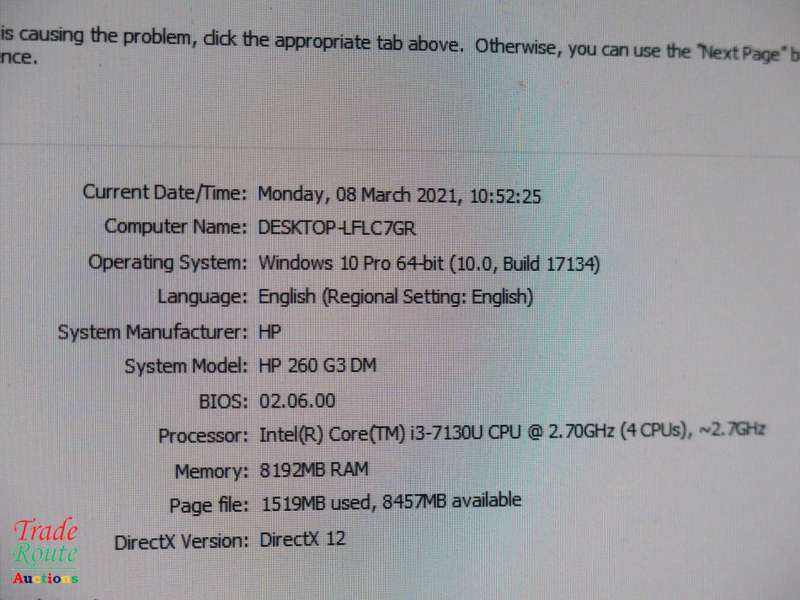 HP 260 G3 DM Mini Business PC Computer | Core i3 7130u 7th Gen 2.7Ghz | 8GB RAM | 500GB HDD
