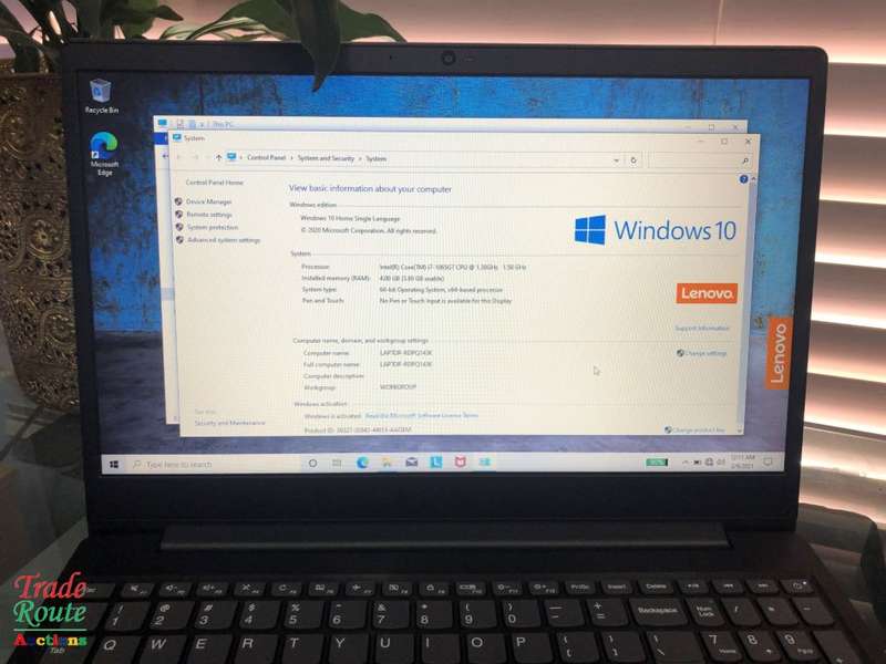 LENOVO IDEAPAD S145 81W8 LAPTOP | CORE i7 1065G7 10th Gen @ 1.3GHZ  | 4GB RAM | 1TB HDD | NOTEBOOK