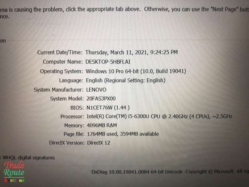 LENOVO THINKPAD T460s Laptop | CORE i5 6300U 6th Gen 2.40GHz | 4GB RAM | 128GB SSD | LAPTOP