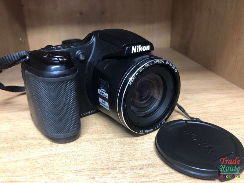 Nikon COOLPIX L820 16 MP CMOS Digital Camera with 30x Zoom Lens and Full HD 1080p Video (Black) 30X