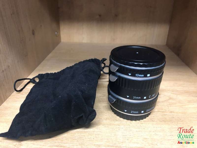 AUTO FOCUS MACRO EXTENSION TUBE SET AF 13MM, 21MM, 31MM LENSES MACRO CLOSE-UP ADAPTER RINGS