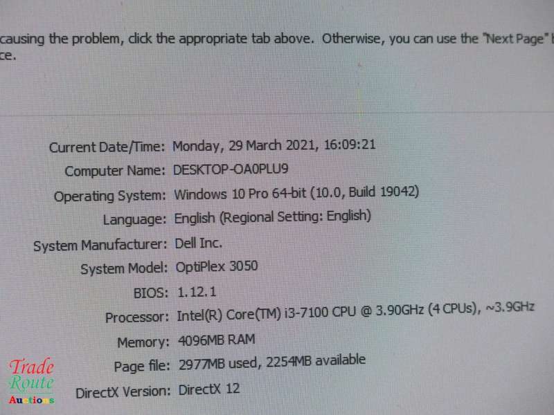 Dell OptiPlex 3050 Mini Tower Desktop PC | Core i3 7100 7th Gen 3.9Ghz | 4GB RAM | 500GB HDD