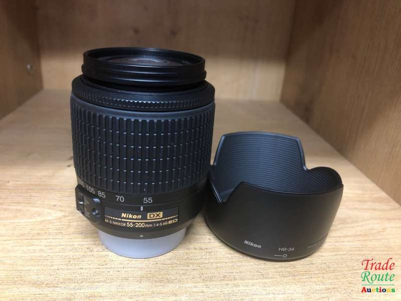 Nikon 55-200mm DX Lens for NIKON DSLR Cameras IN BOX