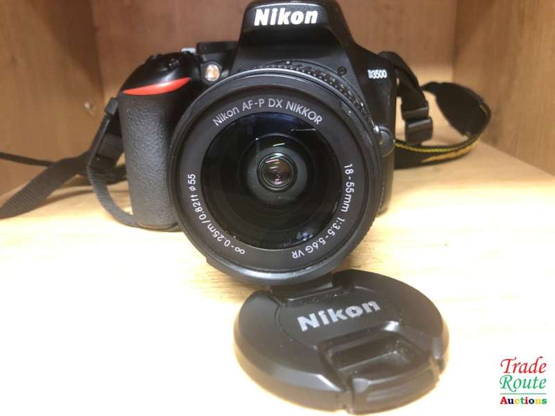 Nikon D3500 24.2 MP CMOS Digital SLR Camera body + Nikon AF-P 18-55 VR Lens Kit