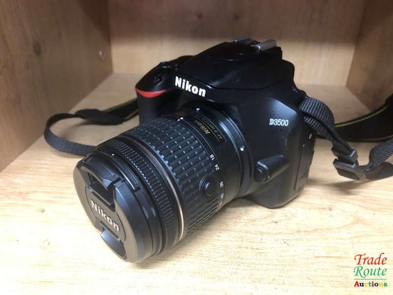 Nikon D3500 24.2 MP CMOS Digital SLR Camera body + Nikon AF-P 18-55 VR Lens Kit