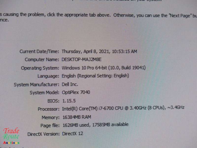 Dell OptiPlex 7040 ULTRA SFF Desktop PC | Core i7 6700 3.4Ghz | 16GB RAM | 500GB HDD DESKTOP PC