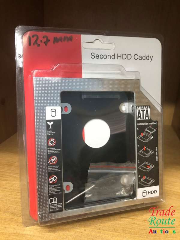 12.7mm Universal SATA 2nd HDD SSD Hard Drive Caddy