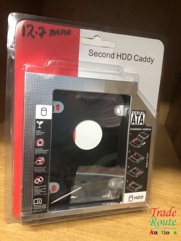 12.7mm Universal SATA 2nd HDD SSD Hard Drive Caddy