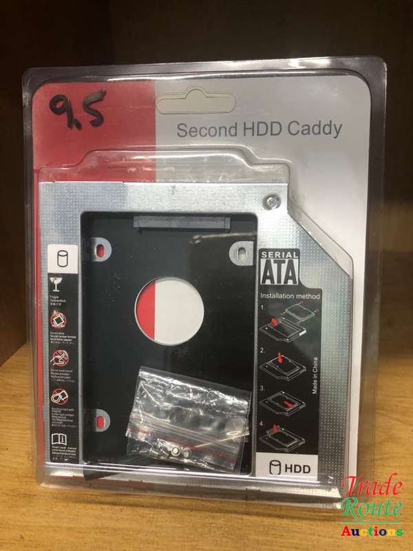 9.5mm Universal SATA 2nd HDD SSD Hard Drive Caddy