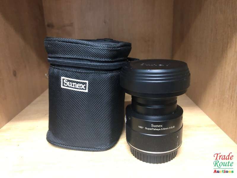 Sunex 5.6mm f/5.6 SuperFisheye Fixed Focus Lens for Canon SLR Cameras