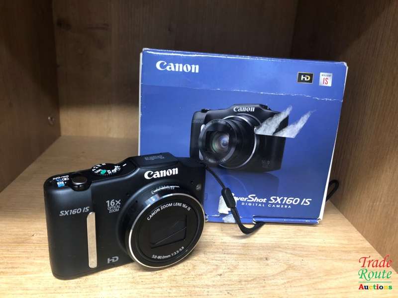 Canon PowerShot SX160 IS 16.0 MP Digital Camera with 16x Wide-Angle Optical Image Stabilized Zoom
