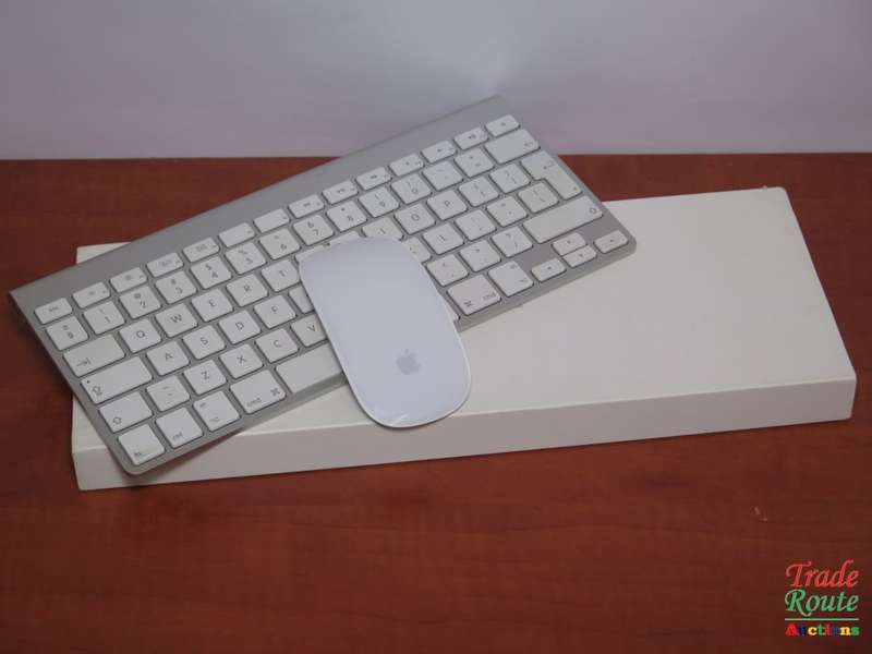 APPLE MAGIC WIRELESS KEYBOARD A1314 + APPLE WIRELESS MOUSE SET IN BOX