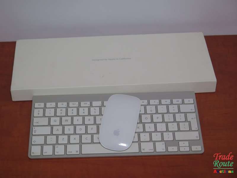 APPLE MAGIC WIRELESS KEYBOARD A1314 + APPLE WIRELESS MOUSE SET IN BOX