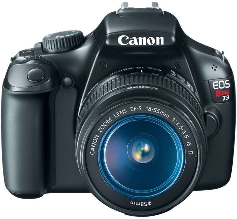 Canon EOS Rebel T3 Digital SLR Camera with EF-S 18-55mm f/3.5-5.6 IS Lens