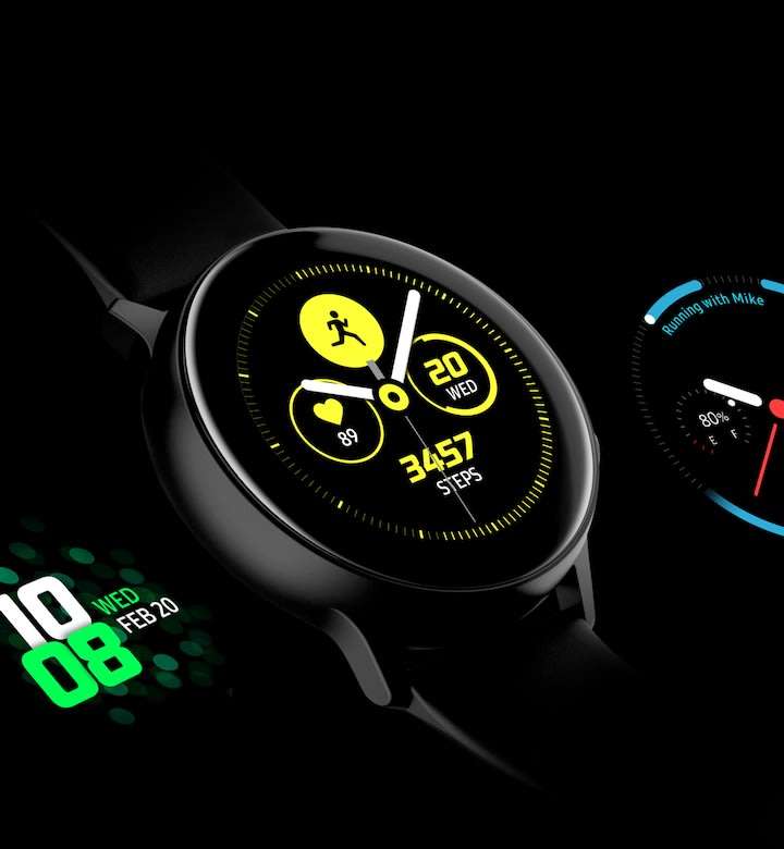 Samsung Galaxy Watch Active SM-R500 Smartwatch - BLACK - IN BOX