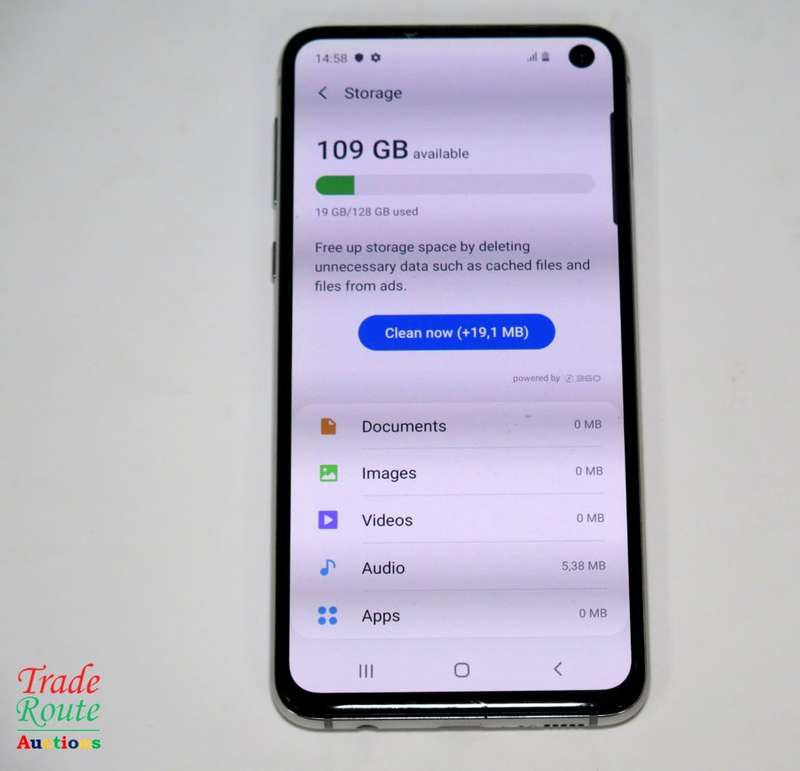 Samsung Galaxy S10e Prism White 128GB  SmartPhone SM-G970F