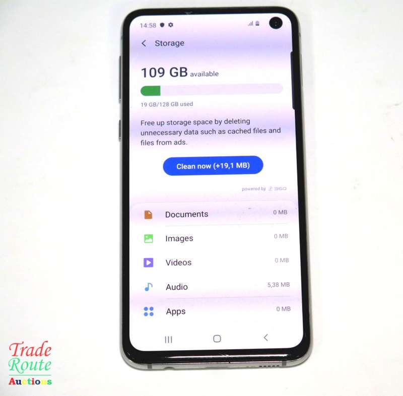 Samsung Galaxy S10e Prism White 128GB  SmartPhone SM-G970F