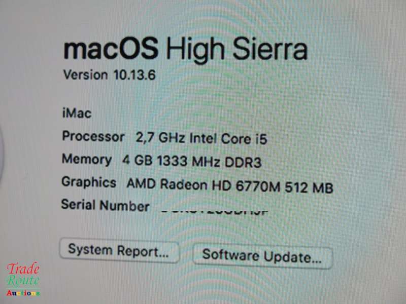 iMAC | 27 INCH | Core i5 All In One Desktop AMD Radeon HD Graphics - Design - Engineering - Graphics
