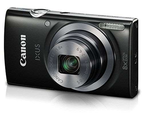 Canon IXUS 160 Ultra Slim 20MP Digital Compact Camera with 8x Zoom Lens