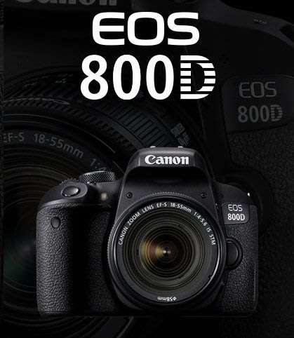 Canon EOS 800D DSLR CAMERA KIT 18-55MM IS STM LENS | 24.2 MP FULL HD | BAG + MEMORY CARD 14K VALUE