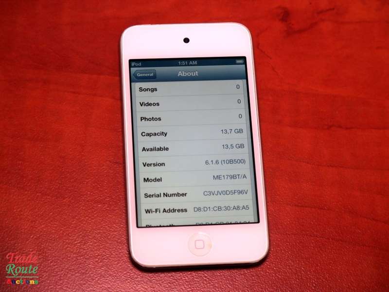 Apple iPod Touch 4th Generation | 16GB Retina Display | ME179BT/A | A1367