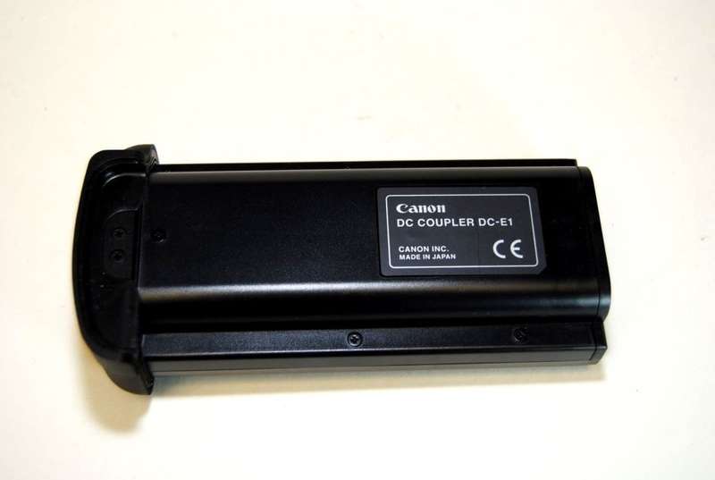 Canon DC Coupler DC-E1 for EOS 1D, 1DS, 1D Mark II - Requires AC Adapter (not included)
