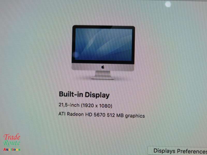Apple iMAC | 21.5 INCH | Core i3 3.2Ghz | 4GB RAM | 1TB HDD - ATI Radeon HD Graphics - All in One