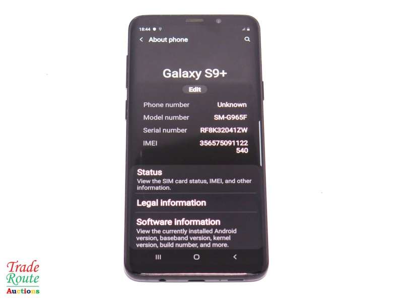 Samsung Galaxy S9+ Smartphone [ model : SM-G965F S9 Plus ]
