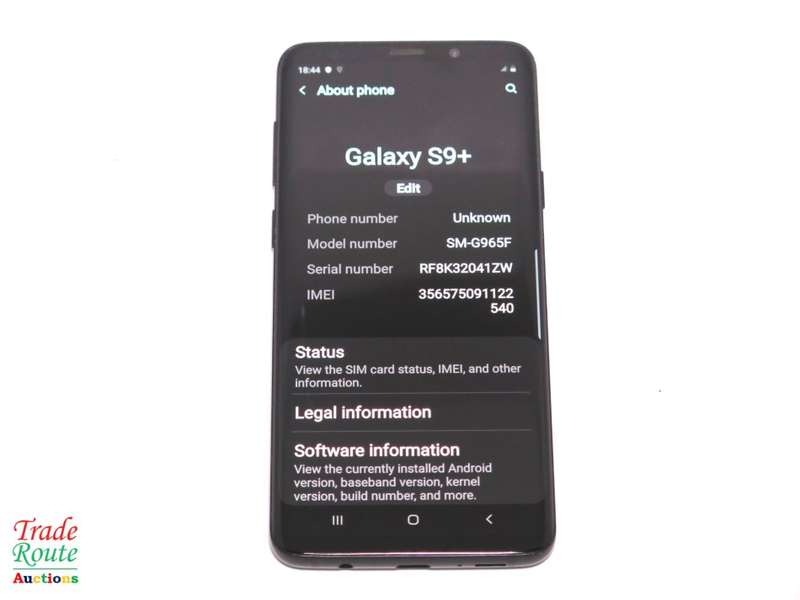 Samsung Galaxy S9+ Smartphone [ model : SM-G965F S9 Plus ]