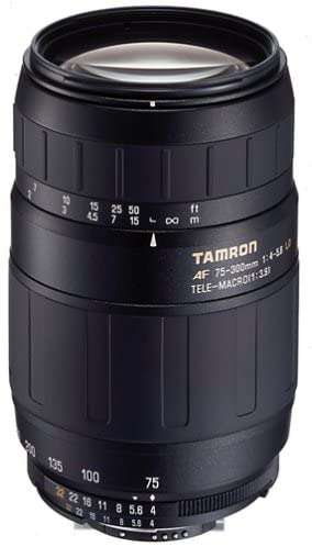 Tamron AF 75-300mm f/4.0-5.6 LD Zoom Lens - CANON MOUNT