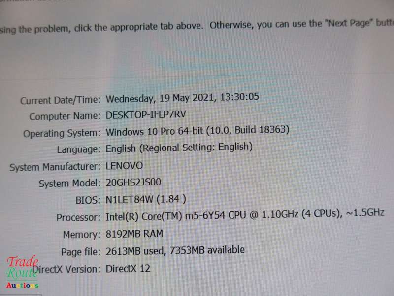 Lenovo X1 Tablet 2 in 1 - Core m5-6Y54 [ SLIM & SLEEK ] TouchScreen