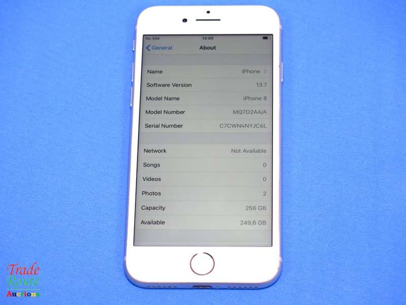 IPHONE 8 | WHITE | A1905 | 256GB  *** APPLE IPHONE 8 ***