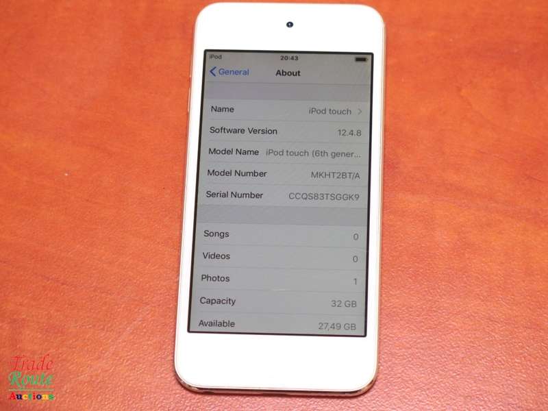 Apple iPod Touch | WHITE/GOLD | 32GB | 6th Generation | A1574 | MKHT2BT/A | RETINA DISPLAY