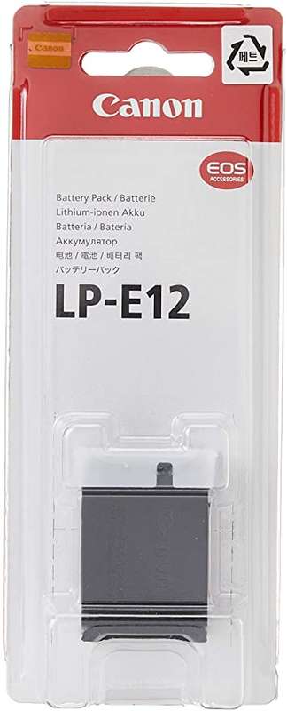 LP-E12 Battery for Canon EOS M, EOS M2, EOS M10, EOS M100, EOS M50, SL1, 100D, KISS X7