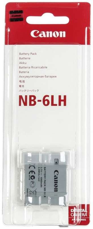 NB-6L Battery NB-6LH Battery For Canon IXUS 105 107 200 210 300 310 85 95 IS Cameras