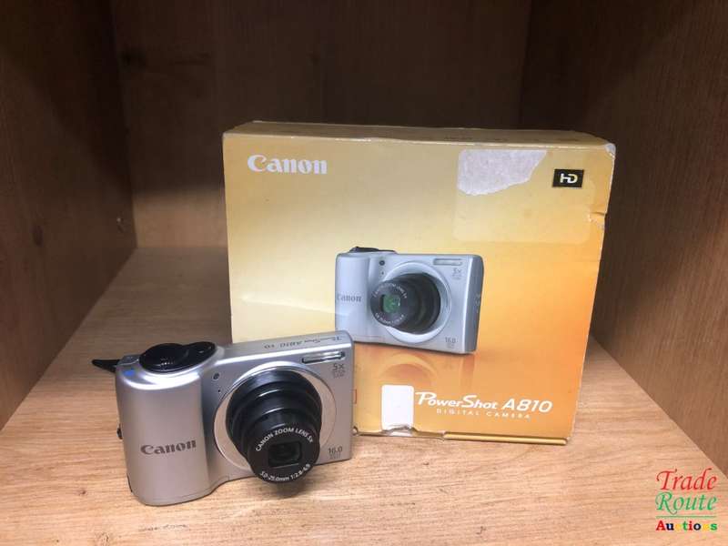 CANON PowerShot A810 Digital Camera 16.0 MP with 5x Optical Zoom 28mm Wide-Angle Lens - SILVER | BOX