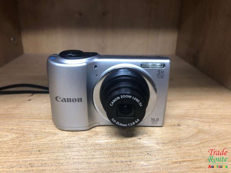 CANON PowerShot A810 Digital Camera 16.0 MP with 5x Optical Zoom 28mm Wide-Angle Lens - SILVER | BOX