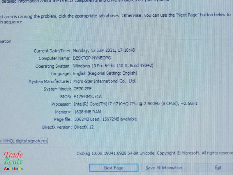 MSI GE70 2PE Apache Pro gaming Laptop | nVidia Geforce GTX860M 2GB Graphics | Monster