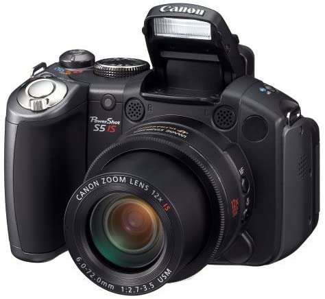 Canon PowerShot Pro Series S5 IS 8.0MP Digital Camera with 12x OIS Zoom