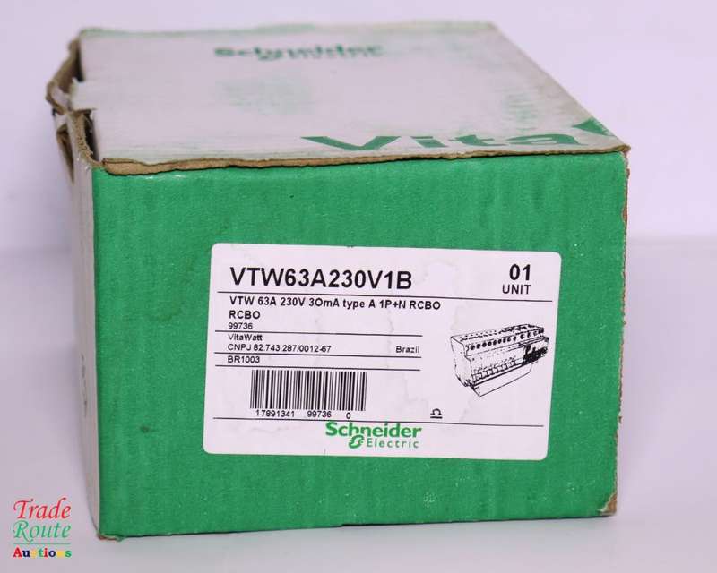 Schneider Electric VitaWatt - Multi output Residual circuit breaker 63A VTW63A230V1B