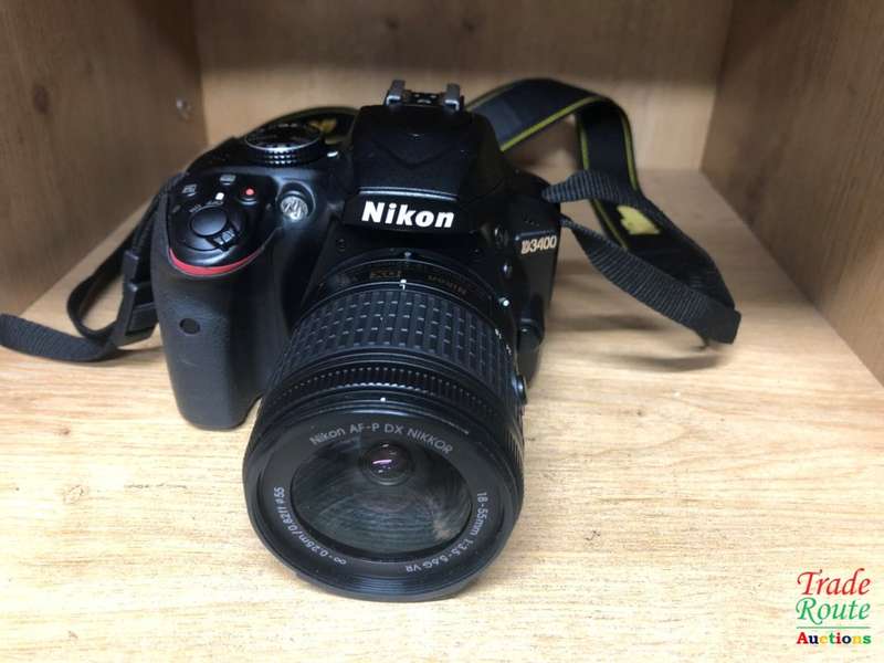 Nikon D3400 24.2 MP CMOS Digital SLR Camera body + Nikon AF-P 18-55 VR Lens Kit