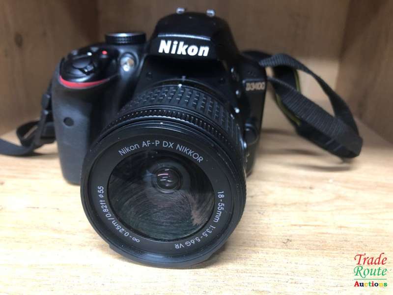 Nikon D3400 24.2 MP CMOS Digital SLR Camera body + Nikon AF-P 18-55 VR Lens Kit