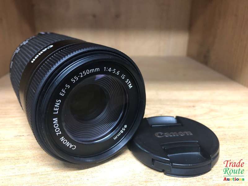 Canon EF-S 55-250m IS (Image Stabilizer) STM  Lens for Canon DSLR Cameras