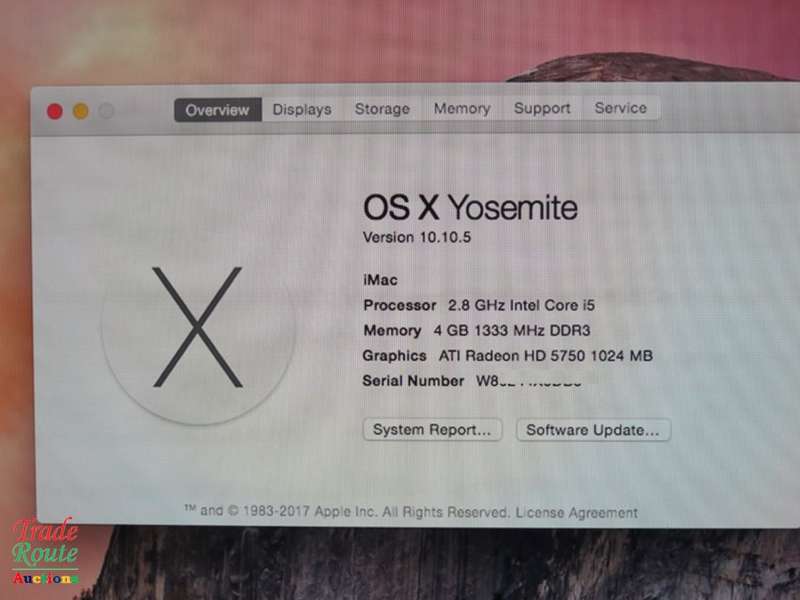 Apple iMAC | 27 INCH  *All In One Desktop* AMD Radeon Graphics