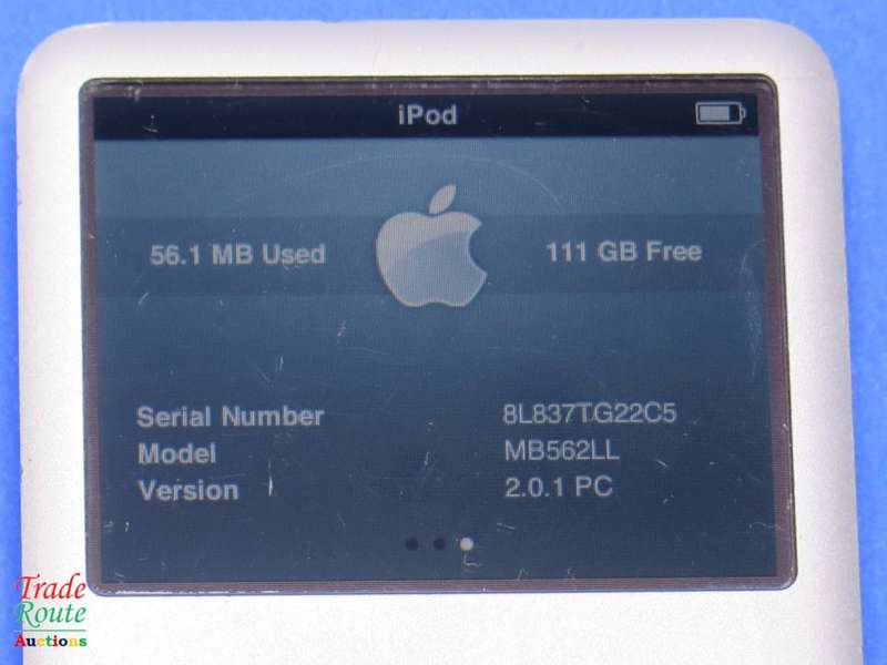 Apple iPod classic 7th Generation silver MB562 | 120GB | A1238
